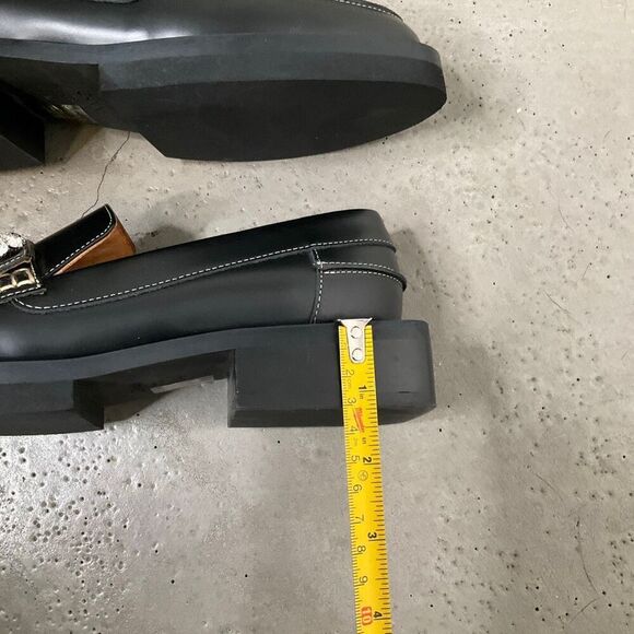 Ganni Embellished Moc Toe Loafers - Picture 8 of 12